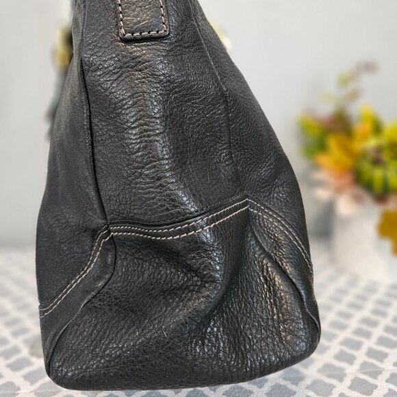 Coach Hamilton F12444 Satchel – Brown Pebbled Leather | EUC | COA - Picture 8 of 14